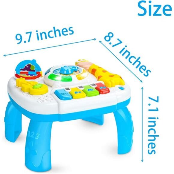 Baby Toys 6 to 12-18 Months Musical Educational Learning Activity Table Center - Picture 5 of 7